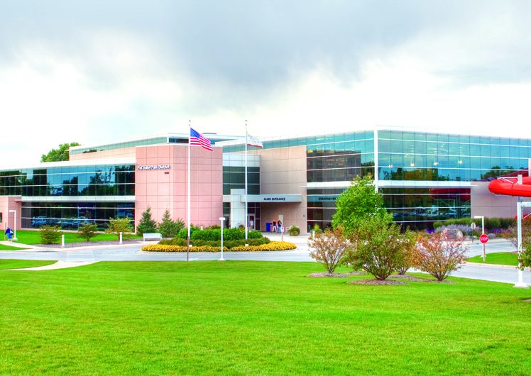 Exterior of the Vaughan Athletic Center