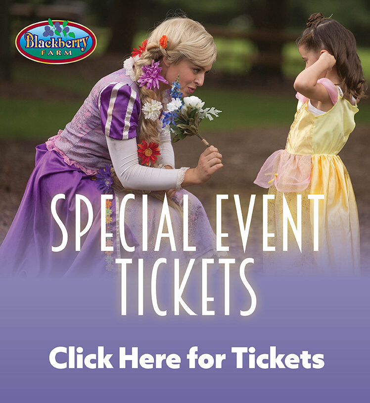 blackberry farm special event tickets go on sale April 10 for season passholders; April 14 for the general public, click here for tickets