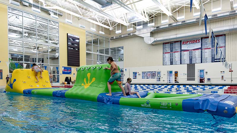 Wibit Floating Obstacle Course